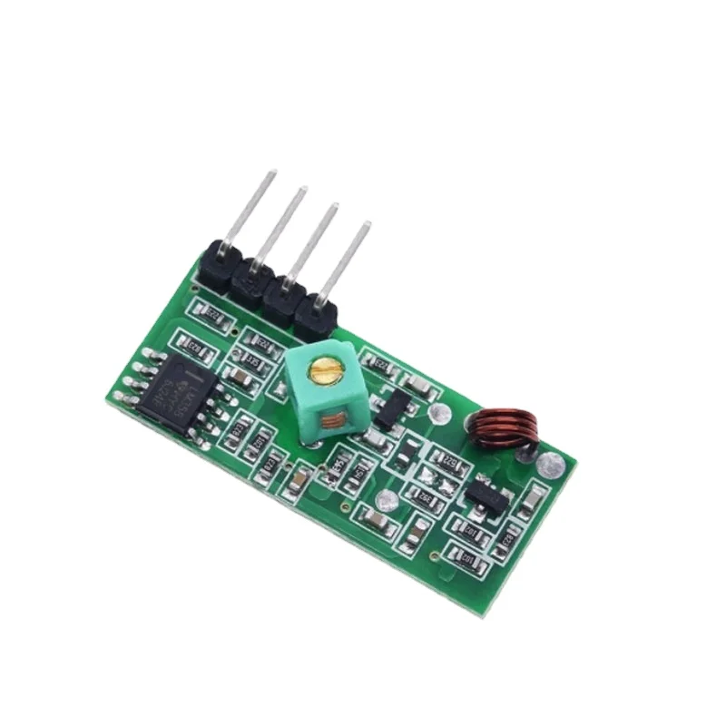 433MHz RF wireless receiver module & 433 MHz transmitter module kit + 2PCS RF 433M Hz Spring Antenna compatible