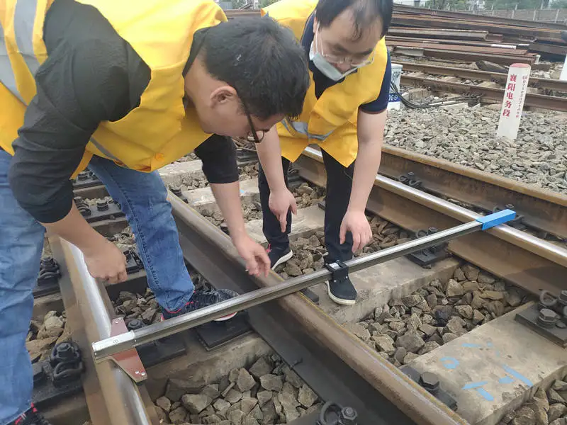 Rail Gauge Offset Ruler/ Railway Switch Measurement/ Railway Switch Rail Offset Scale Gauge Ruler