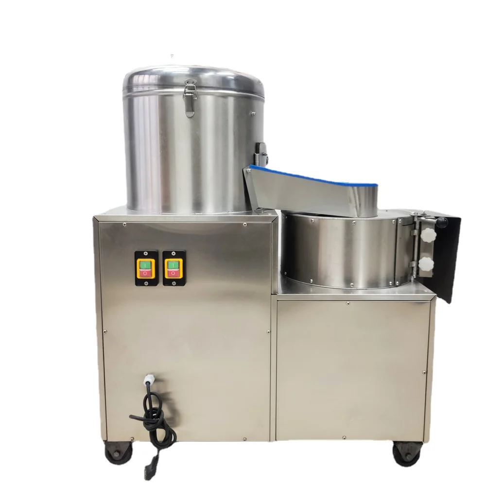 Industry 3 in 1 Electric potato washing peeling cutting machine Potato  Peeler Cutter  Machine  potato chips making machine