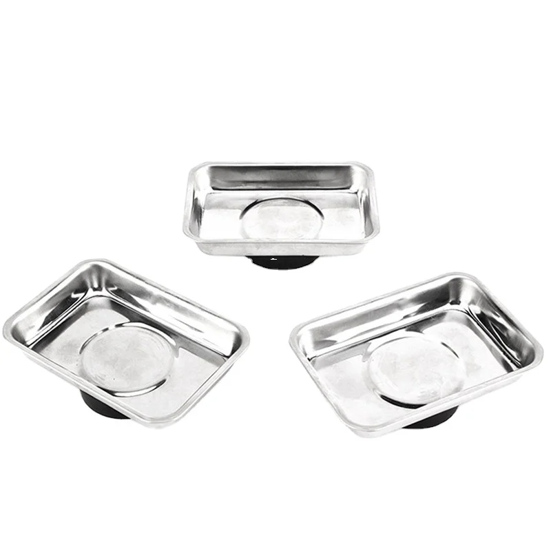 Sorting tool parts Magnetic bowl  Stainless steel suction cup Tool parts storage magnetic tray