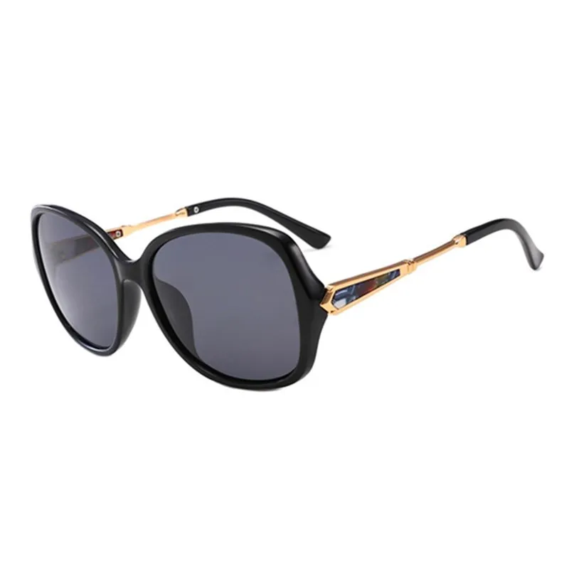  DLLP3105 поляризованные солнцезащитные очки большого размера с кристаллами для женщин винтажные дизайнерские Круглые Солнцезащитные 2021