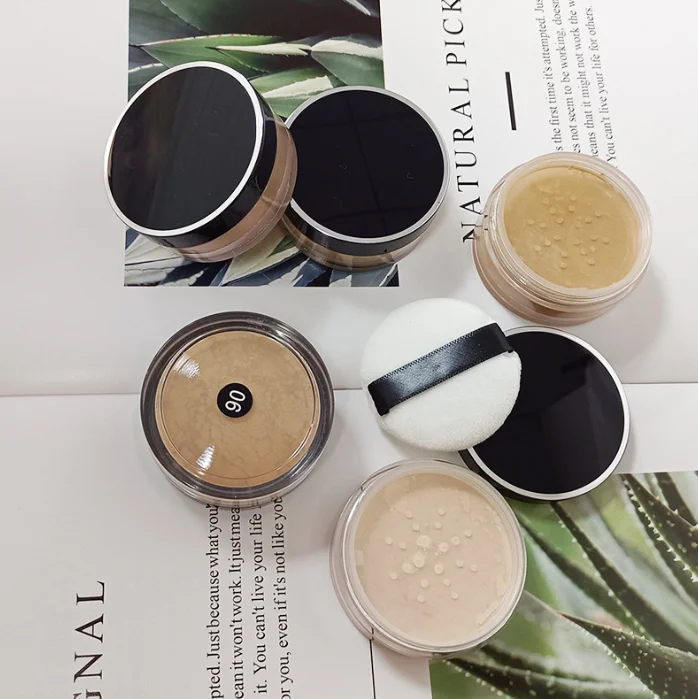 High Quality finishing powder 17 colors  Shimmer Highlighter loose powder matte setting  powder