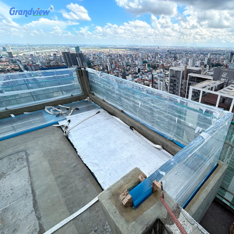 Clear Thick Large Swimming Pool From Acrylic Outdoor UV Resistant Acrylic Swimming Pool Window For Acrylic Swimming Pool