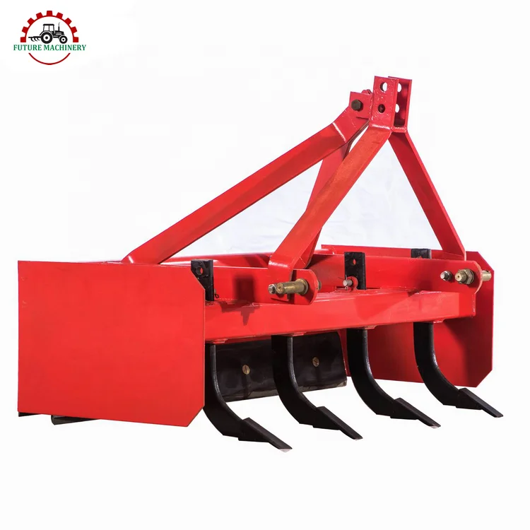 Agriculture machinery 4feet tractor blade box scraper box grader land leveler