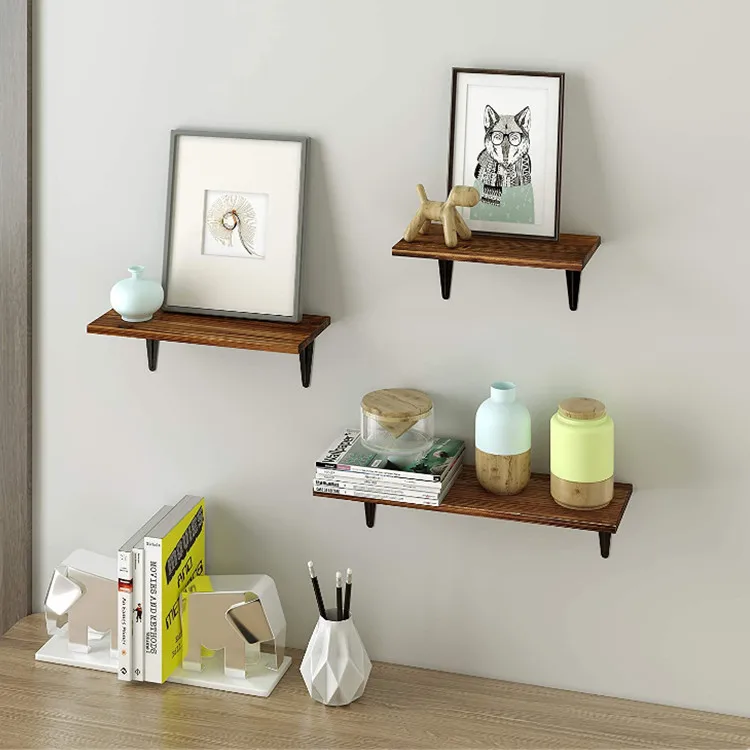 
Floating rustic wooden wall storage wall mountedwedding decoration wall 