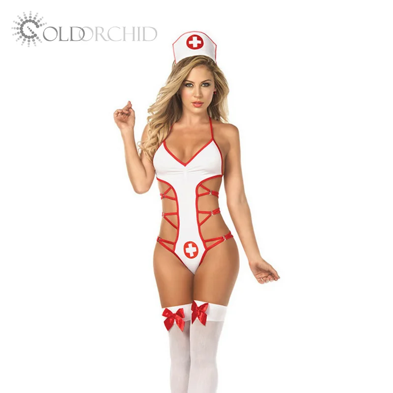 Hot Selling Nurse Uniform Cosplay Woman Sexy Lingerie