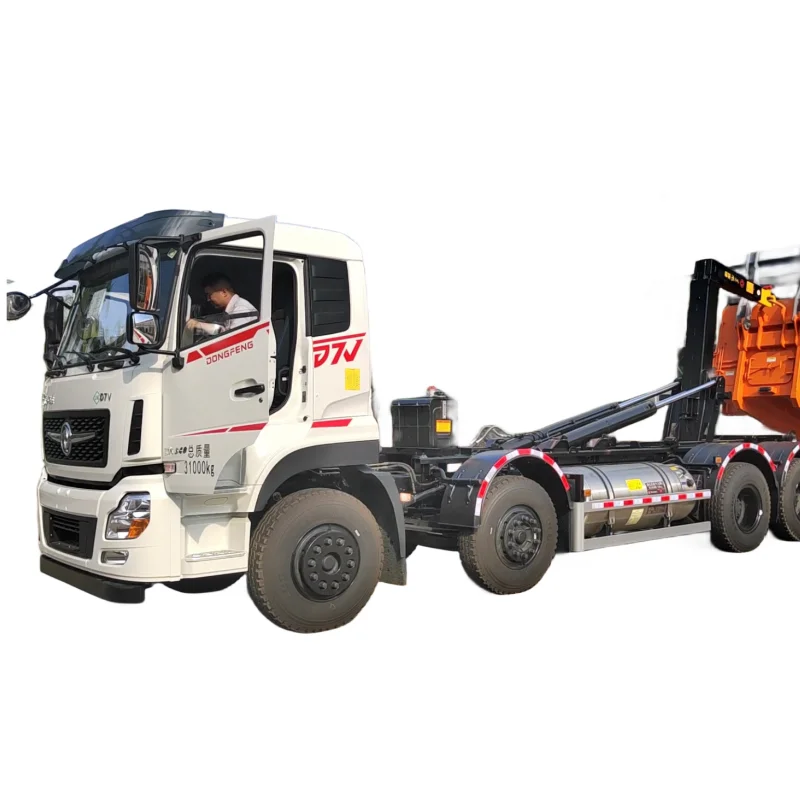 EQ5310ZXXNS6  Carriage Detachable Garbage Truck Dongfeng Sanitation and Transportation Truck Hook Arm Truck