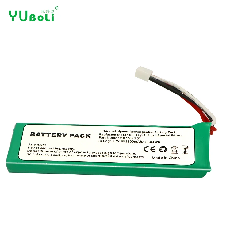 factory sell 3.7V 11.84Wh 3200mAh Battery for Flip 4 FLIP4 FLIP3 FLIP5 GRAY GSP872693