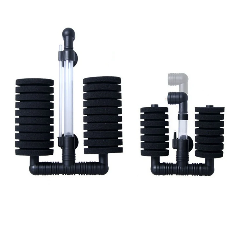 Ultra Quite Aquarium Air Pump Single Head Bio Sponge Fish Tank Aquarium Biochemical Sponge Foam  Filter