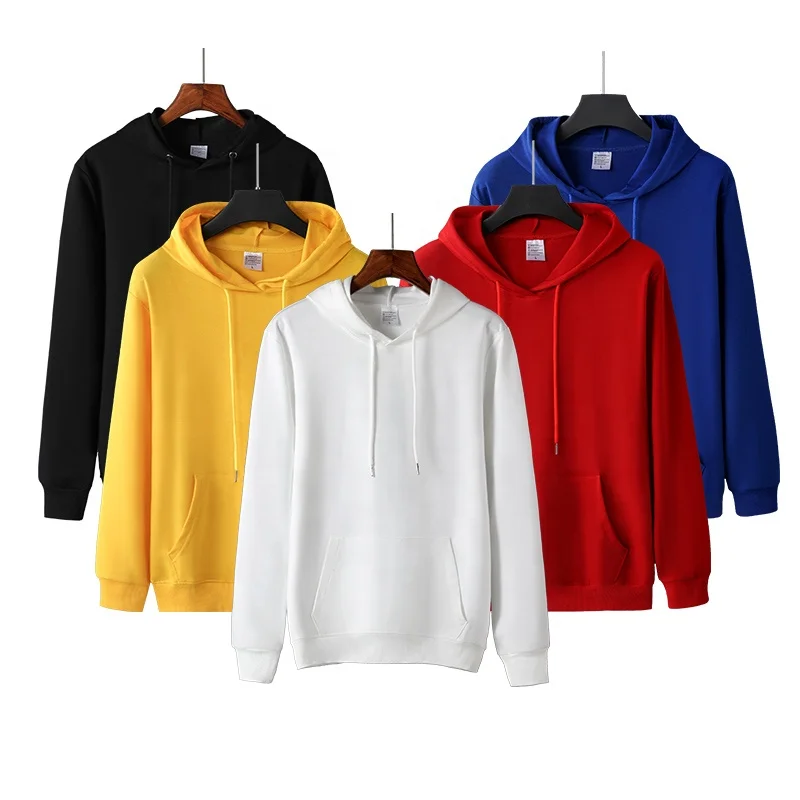 Design Your Brand Plain Cheap Blank In Bulk Custom Logo Black Unisex Pullover Thick Online Oversized Hoodies Wholesale For Men