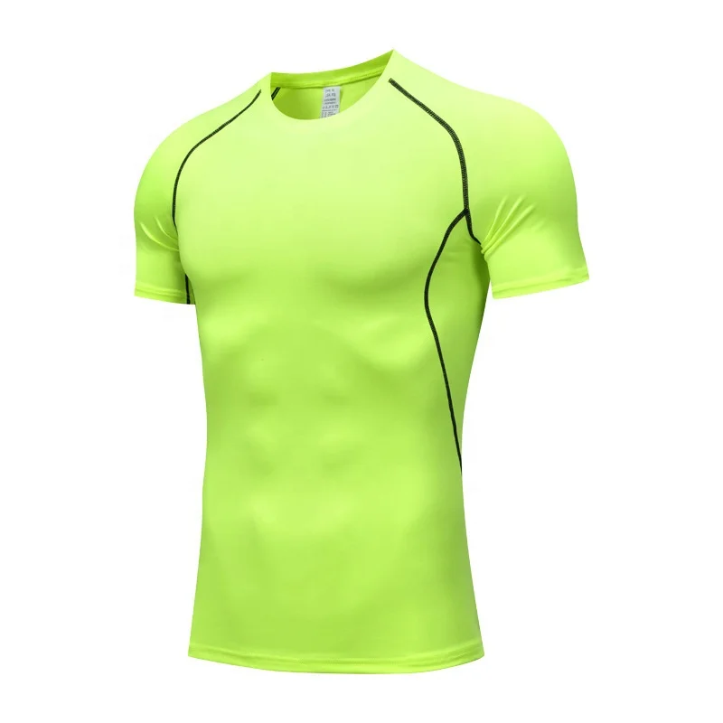 Compressie Shirts Fitness Workout T-Shirt Cool Underwear Baselayer Short Sleeve Basketball Sport Shirts