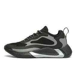 2021 New tech material Factory directly night luminous  men sport shoes customized brand men sneaker men tennis running shoes