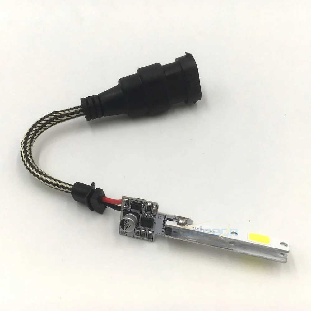 Cooleeon H1 H3 H4 H7 For C6 Series Car Blulbs Cold White 15W Auto Truck Headlight COB Chip LED Light Headlamp COB