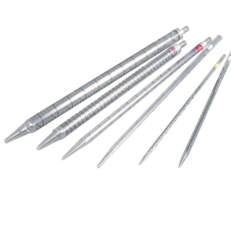 Wholesale Disposable Sterile 1ml 2ml 5ml 10ml 25ml 50ml 100ml pipette serological  Plastic