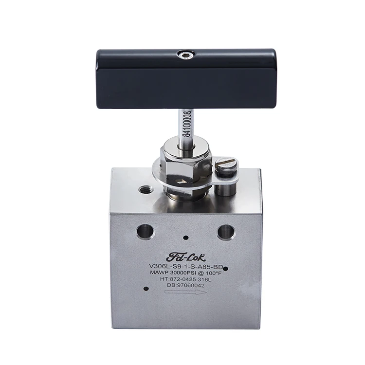 High pressure 9/16 OD  Needle Valve 316L 30000PSI Needle Valve