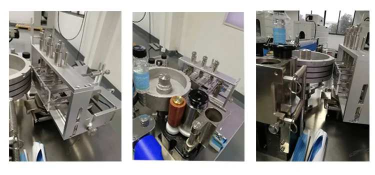 Paper Sticker Cold Glue Labeling Machine with Wet Glue Label Applicator for Glass Plastic Round Jars