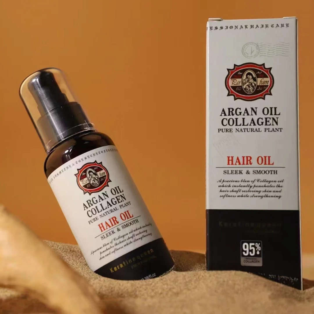 Private Label Natural Organic Keratin Argan Oil Shampoo And Conditioner Sulfate Free Smooth Supple Glossy Hair Care Set