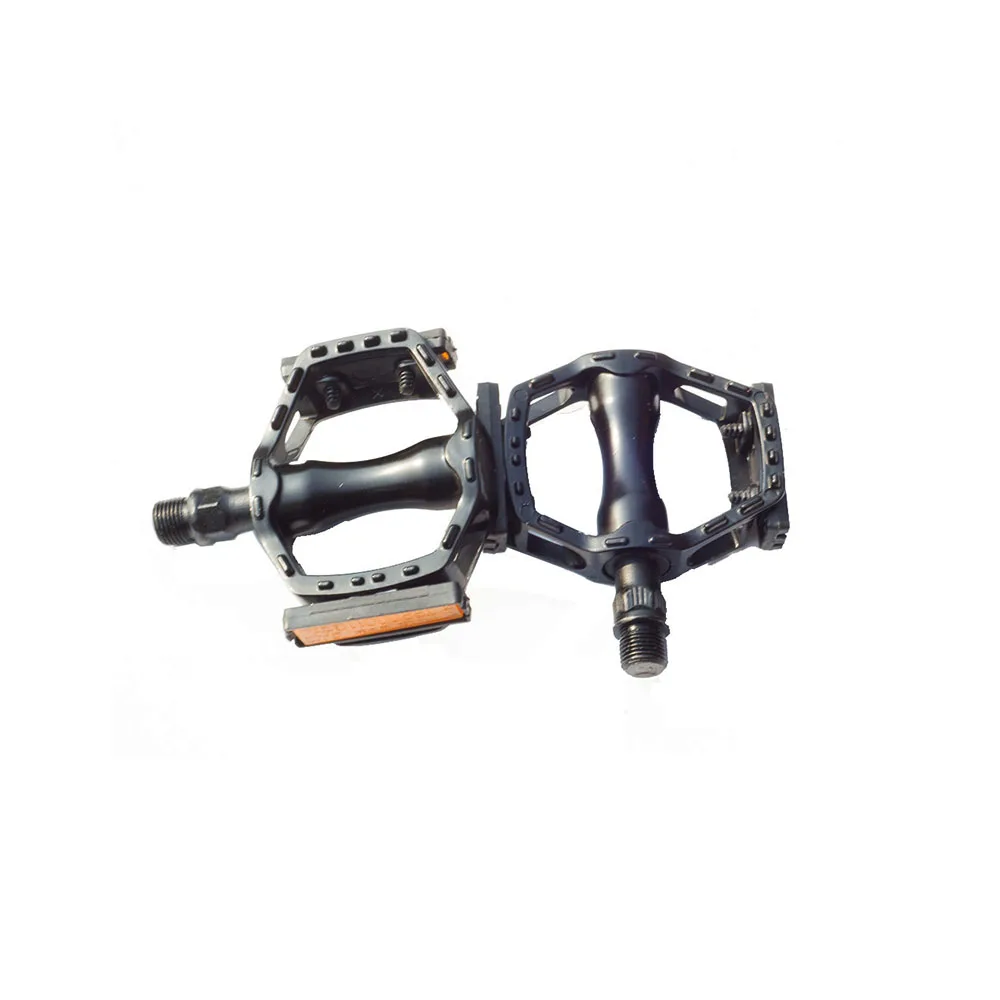 Bicycle Pedals Aluminum Alloy with Reflector Safety Ride for E-Bike Motor 9/16 inch Pedal