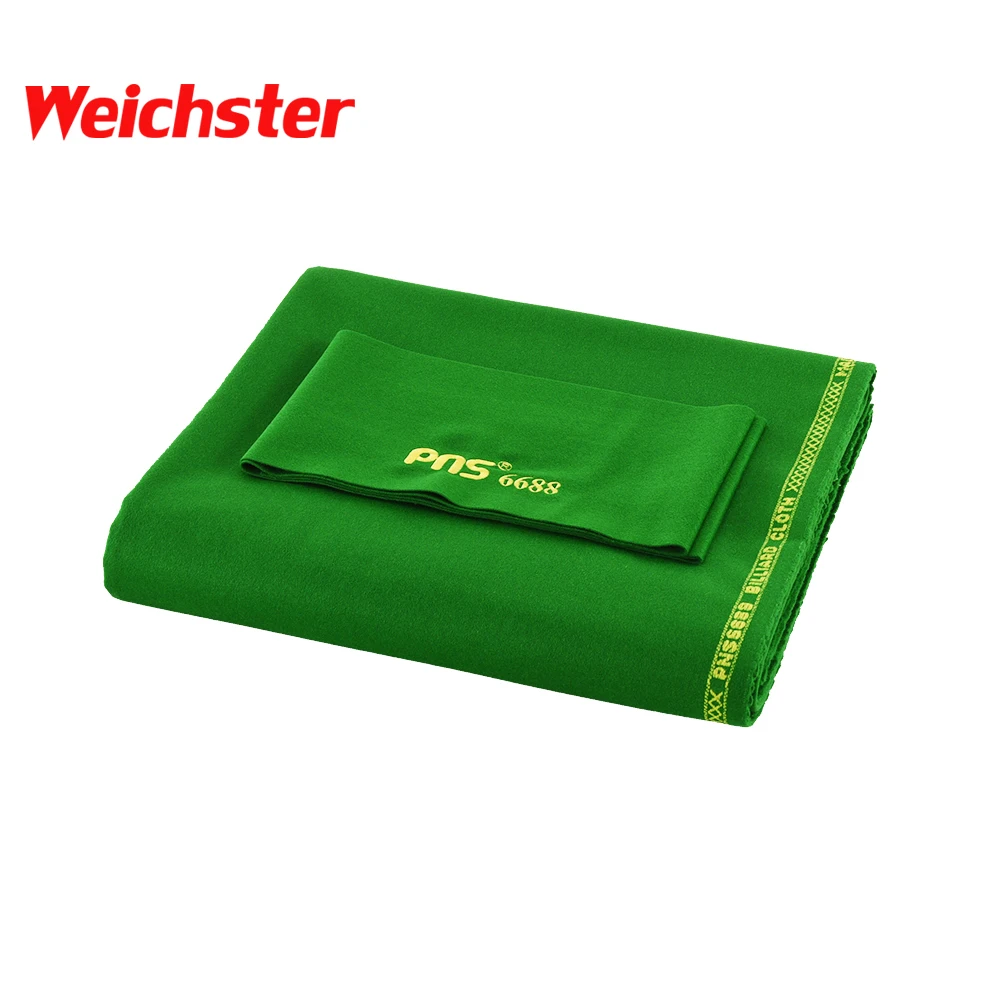 Скатерть для снукера PNS 6688 ширина 195 см зеленая Высококачественная 80% шерстяная