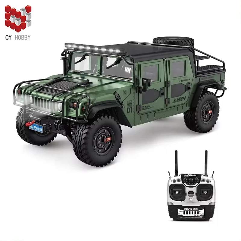 1/10 2 4 г 4WD Hummer H1 пикап Внедорожник пульт дистанционного управления Электрический радиоуправляемый детский игрушечный автомобиль (высокопрофильная версия)
