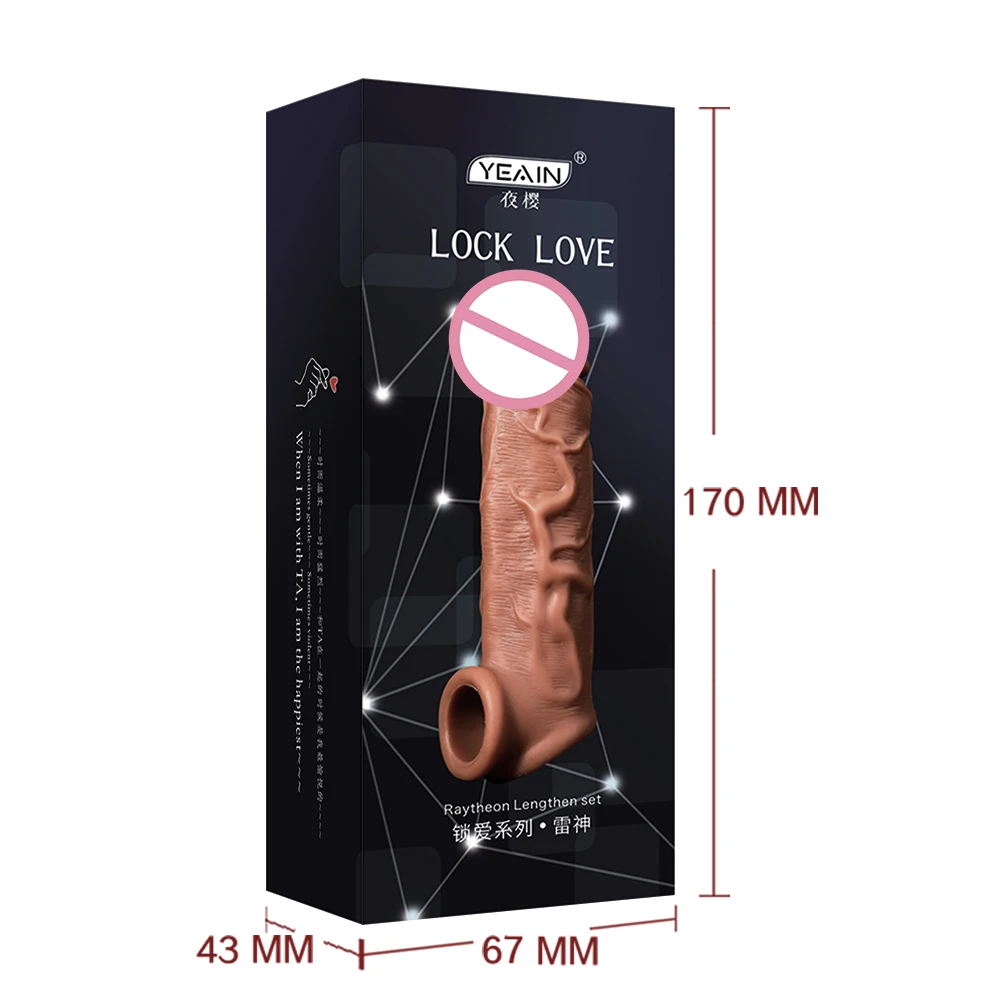 sex toys soft plastic male penis silicone sleeve dildo extender for men