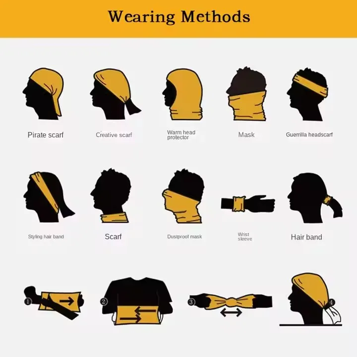 LEO Wholesale Promotional Sports Bandana Mesh Ice Silk Neck Gaiter Multifunctional Tube Bandana Stretchy Seamless Tube Bandana