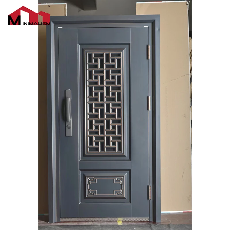Exterior House Door Main Door Security American Steel Door With Modern Design