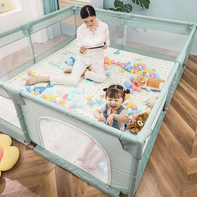 Children Safety Kids Playpen For Safety Rails Guard Protection Baby Playpen
