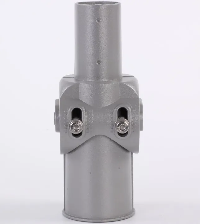 60mm adjustable street light pole adaptor Pole Reducer 90 degree angle