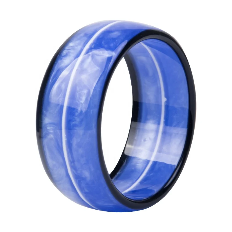 Factory Customized Best Selling Clear Jade ColourResin Bracelet Bangle White Stripe Polygon Resin Bracelet Bangle Jewelry