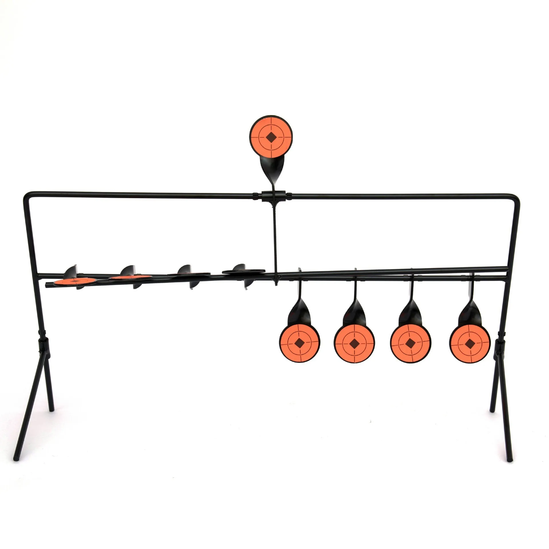 1 Metal Shooting Gun Target Soft Projectile Wind Chime Target Ornaments for Hunting Easy Reset Rotary Design