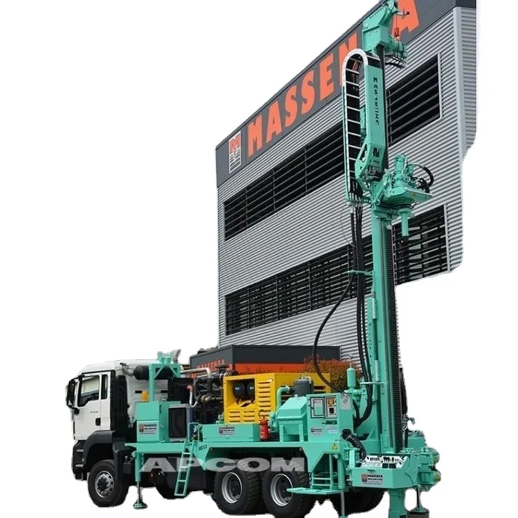 APCOM mini mounted truck water well drilling rigs machine and compressor trucks for sale truck