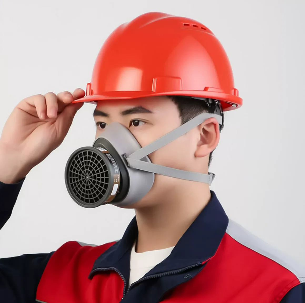 Factory Half Face Gas Mask Chemical Respirator Silicone Silicone Seal Gas Masks For Pesticides