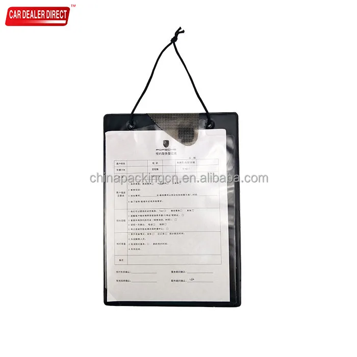 Workshop Repair Odrer A4 Clipboard Covered Edge Job Order Pockets Clipboard