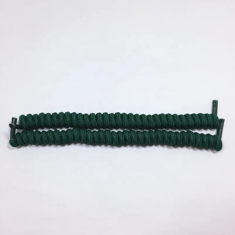 Kids shoes use funny no tie stretch curly laces manufacturer
