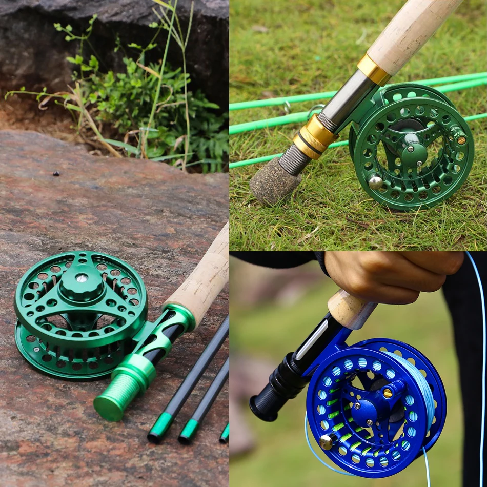 High Quality All Metal Fly Reels Classic 3/4 5/6 7/8 WT Large Arbor Aluminum Fishing Reel Hand Changed Fly Fishing Reel