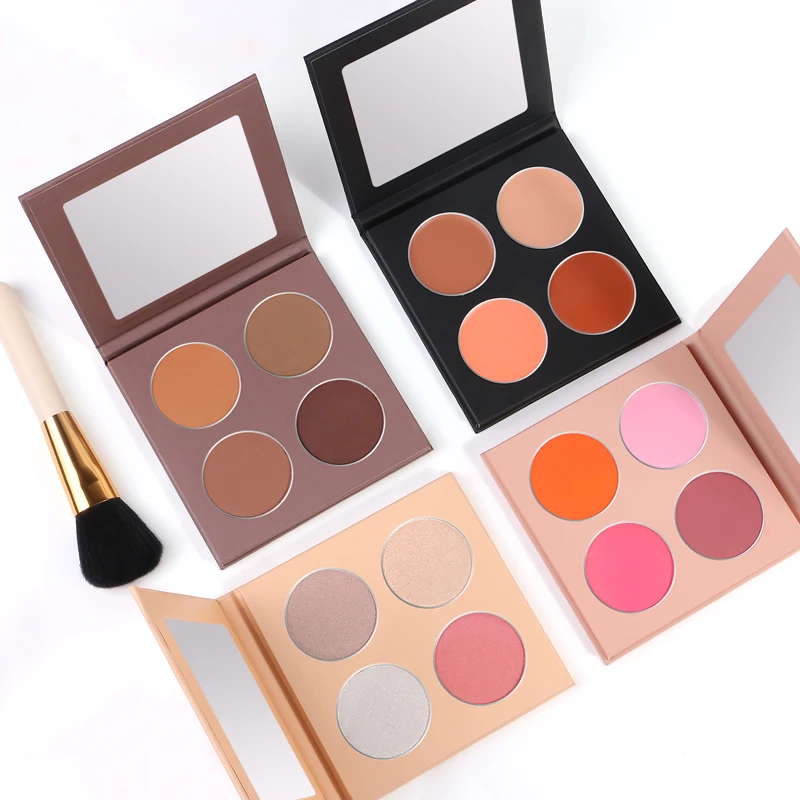 New Product Private Label Makeup Vegan Powder Contour Blush Higlighter Concealer Palette