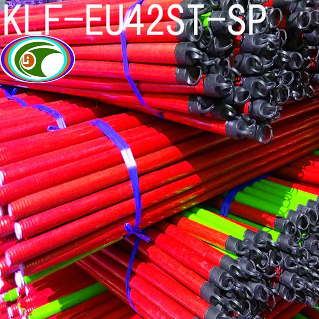 120*2.2 cm 120*2.5 cm 150*2.5 cm pvc coated Broom mop brush dustpan stick wooden palos para escoba with Italian thread