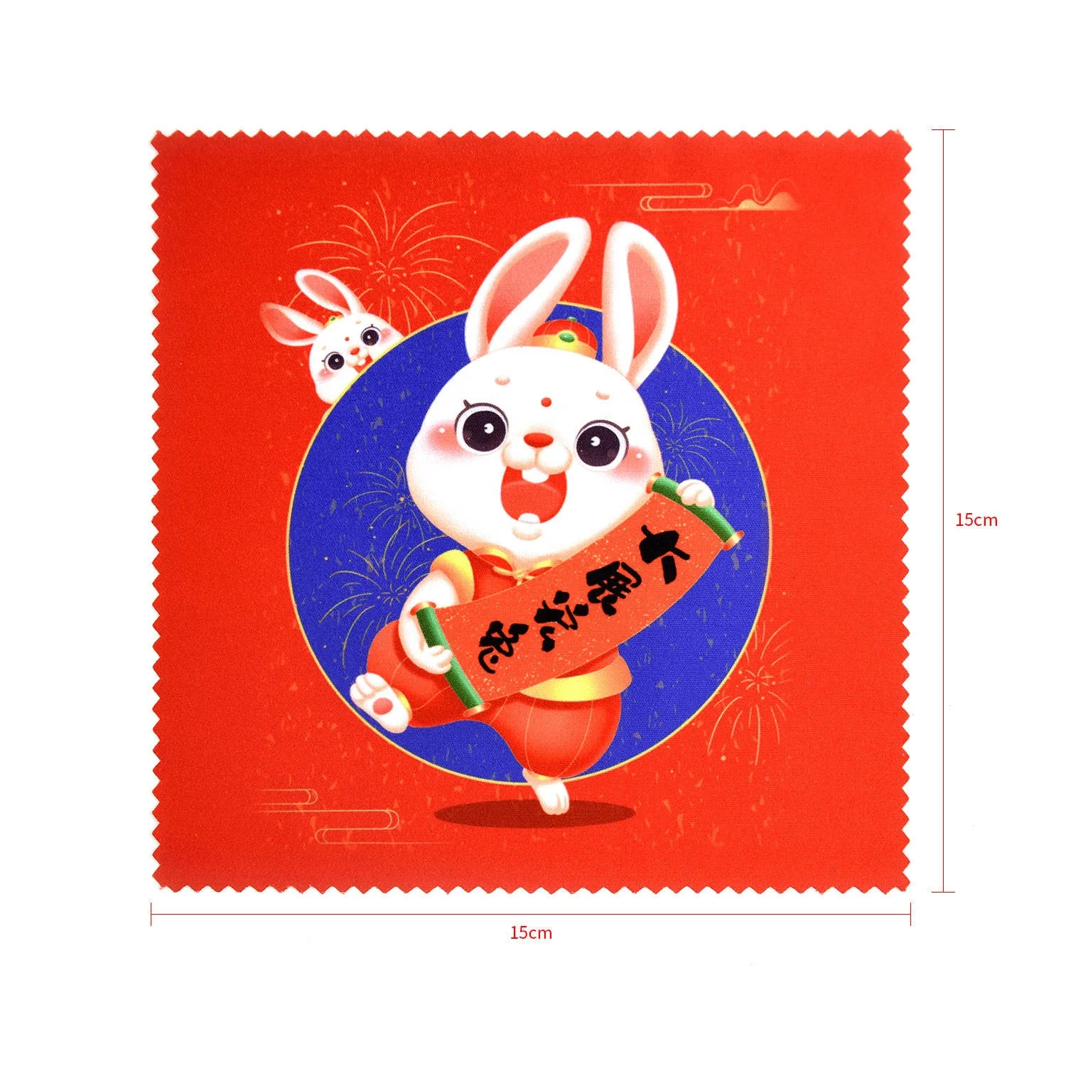 Cute rabbit Glasses cleaning cloth  Safe for All  Eyeglass and Camera lenses screen