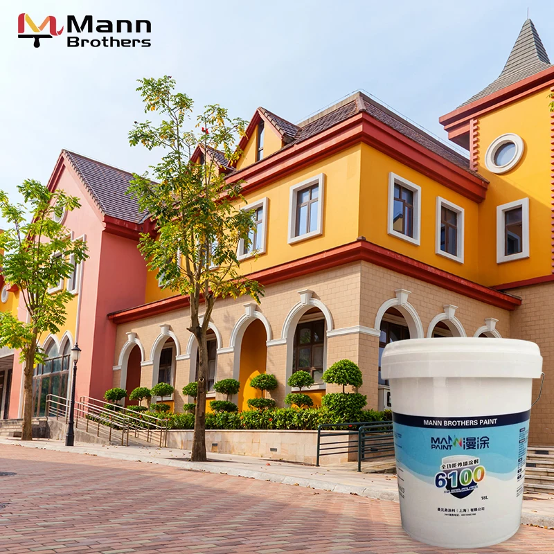 House Water Based Acrylic White Emulsion Paint Building Latex Coating Exterior Wall Paint