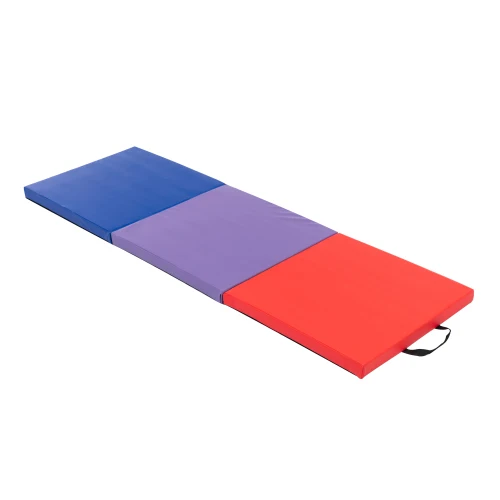 Better Pu Cover 3 Section Gymnastic Mat Exercise Yoga Mat Fast Shipping From Us Warehouses
