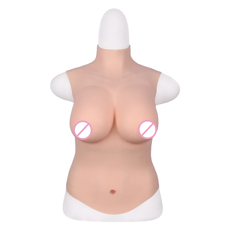 KnowU Hot Sale D Cup Halfings Long Breast Form Silicone With Big Boobs Silicone Boobs Crossdressers Breast Prosthetic