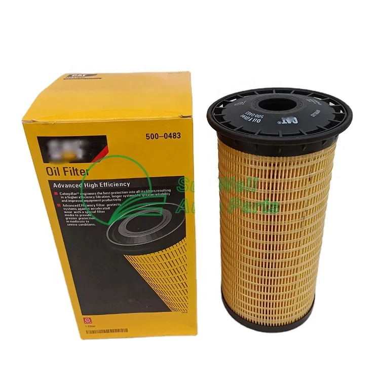 Excavators Diesel Engine Parts Oil Filter 500-0483 5000483 FOR CaT E312E 318E 324E 329E 320D2 323D2