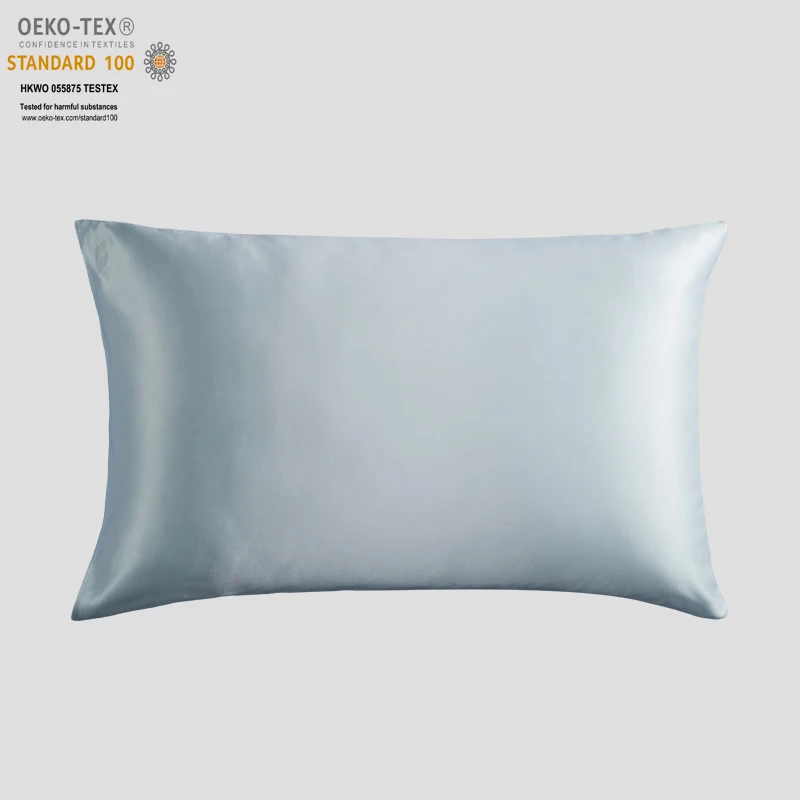 Oeko Tex 100 Luxury Custom Natural Silk Satin Pillow Case Covers Set 100% MulbeRry Silk Pillowcase Pure Silk Pillow Case