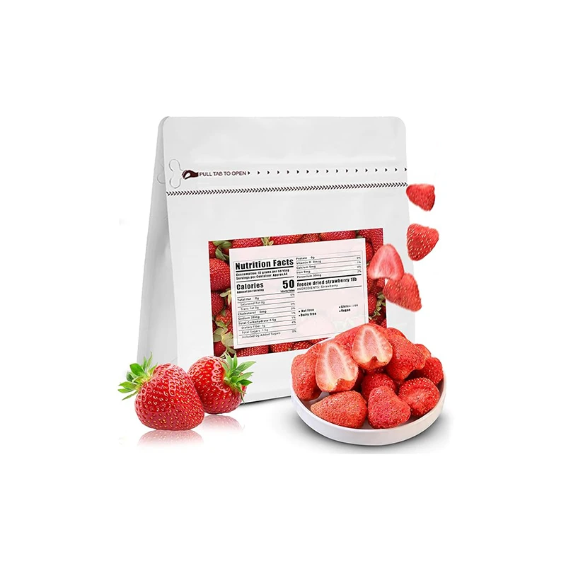 Wholesale Healthy Snack Fresh Strawberries Delicious Organic Freeze Dried Strawberries