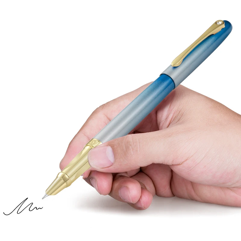 Luxury Business Gift Calligraphy Metal Pen Set Hot Selling High Quality Fountain Pen