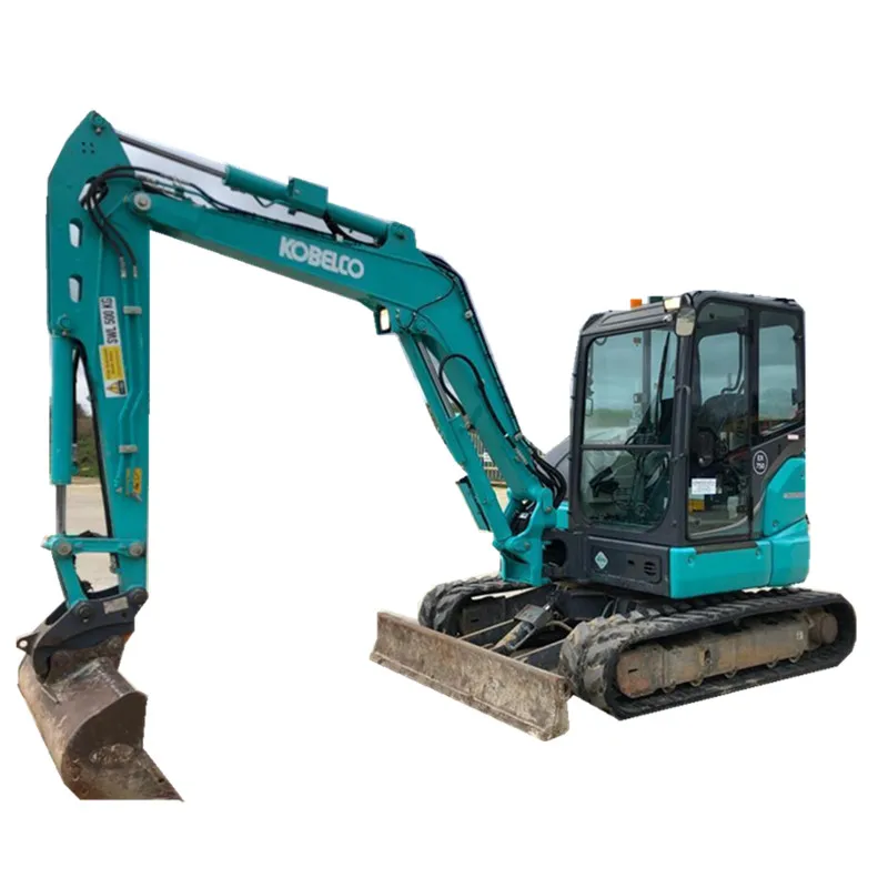 5Ton mechanical control used mini excavator SK50SR Kobelco small digger excavator for earth moving
