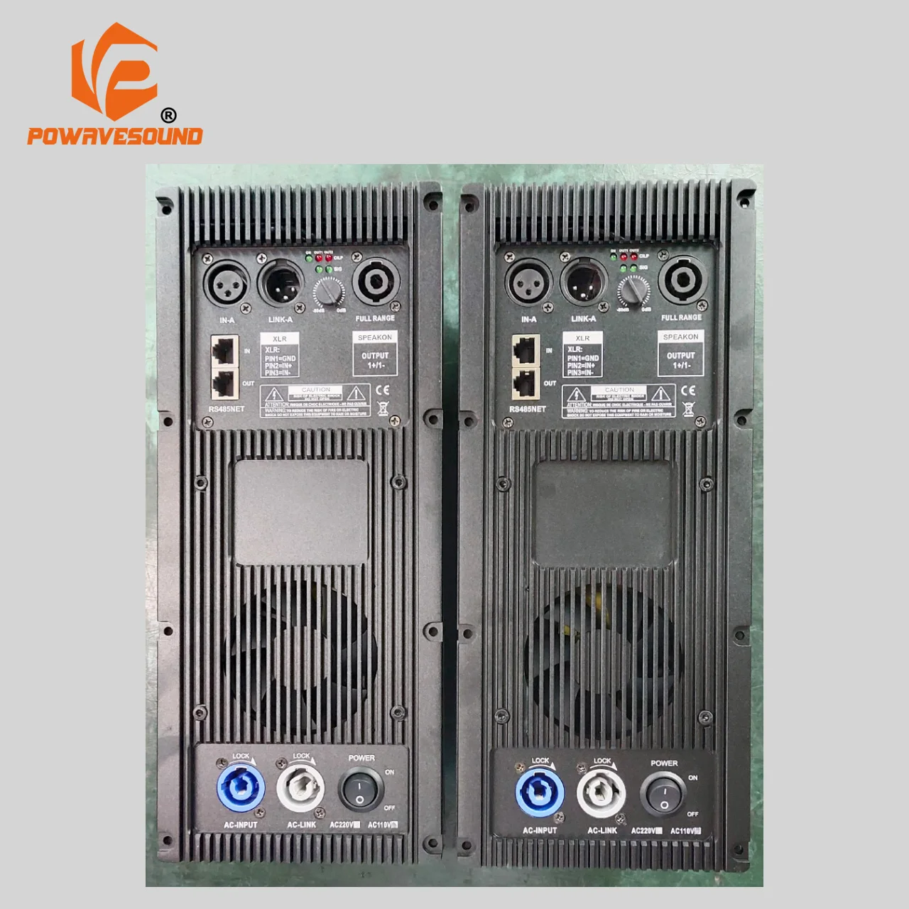 Про аудио пластина модуль усилителя мощности powavesound новейший модуль усилителя для 2 полосная АС и линейного массива динамик сабвуфера