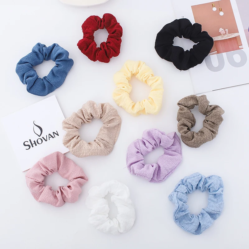OEKO-TEX BSCI factory wholesales girls headbands kids headband blue band hair for women scrunchies elastic hair bands