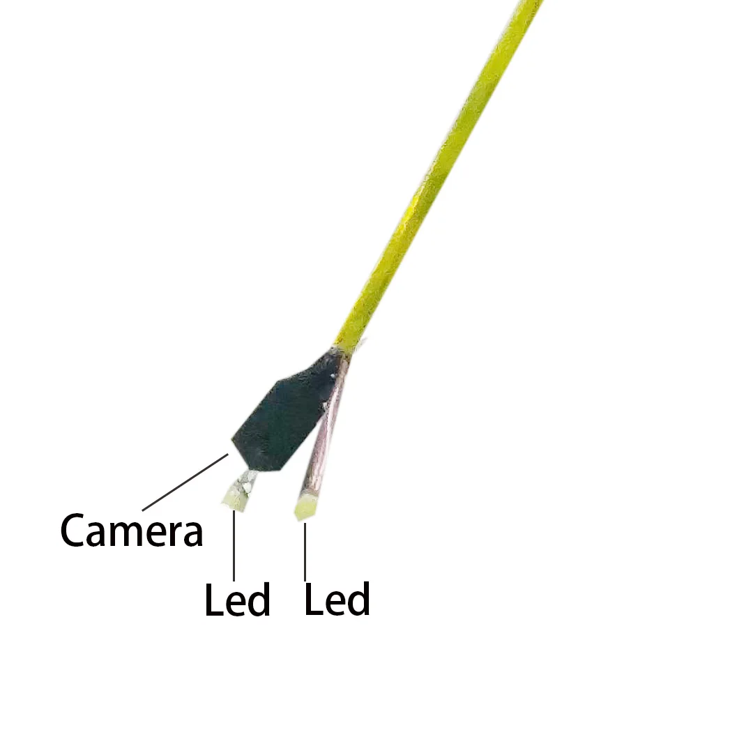 0.65x0.65mm OV6948 40 Kpixel sensor medical endoscope camera module  led with USB  board